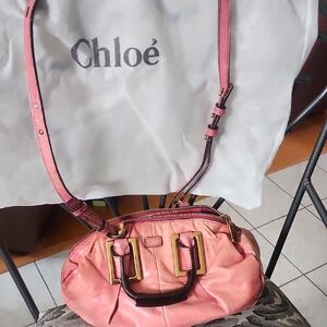 Chloe Pink Soft Leather Bag